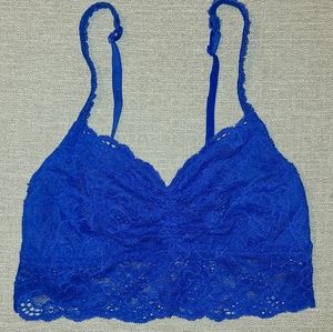 PINK Victoria's Secret Blue Bralette S/P